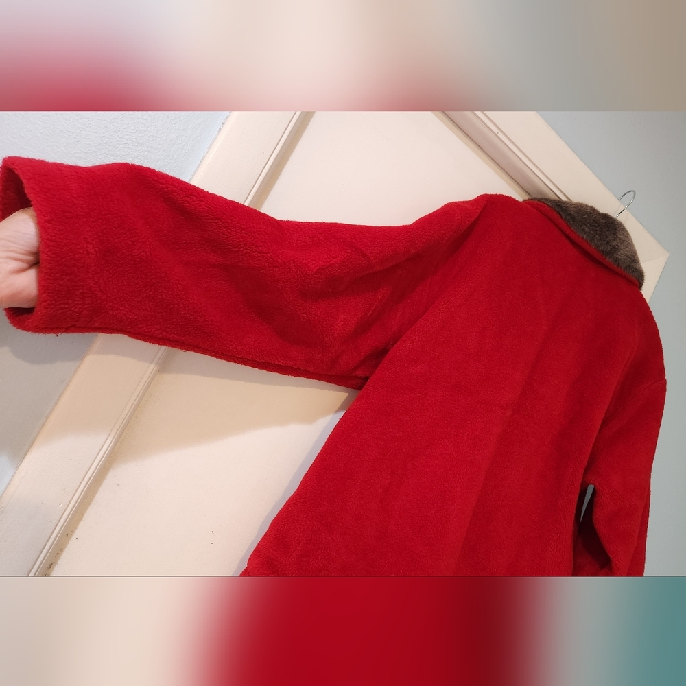 Women's Nils Resort Collection Red Fleece Jacket, Size S - Picture 11 of 16